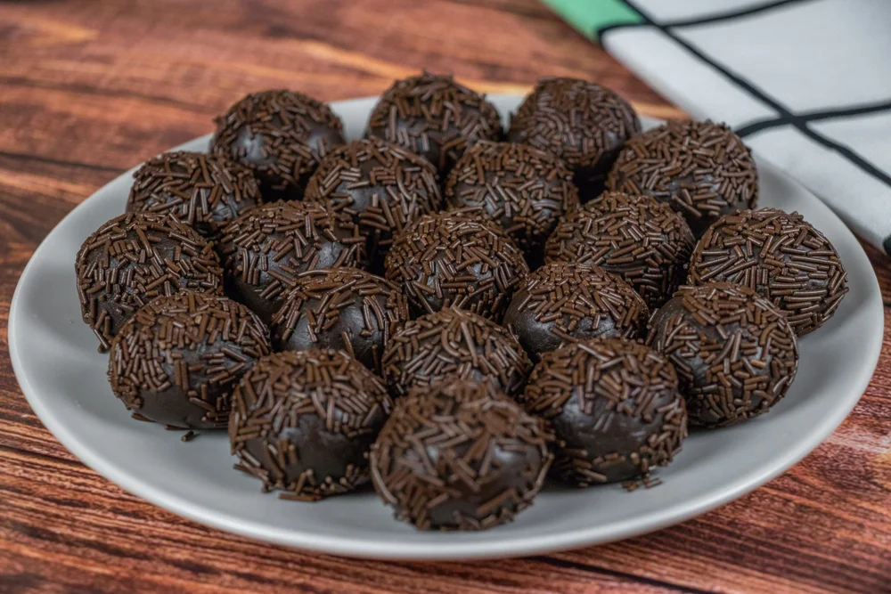 Trufas de chocolate estilo brigadeiro