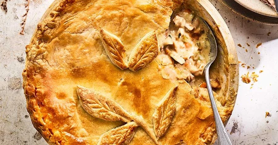 Tarta salada de pollo